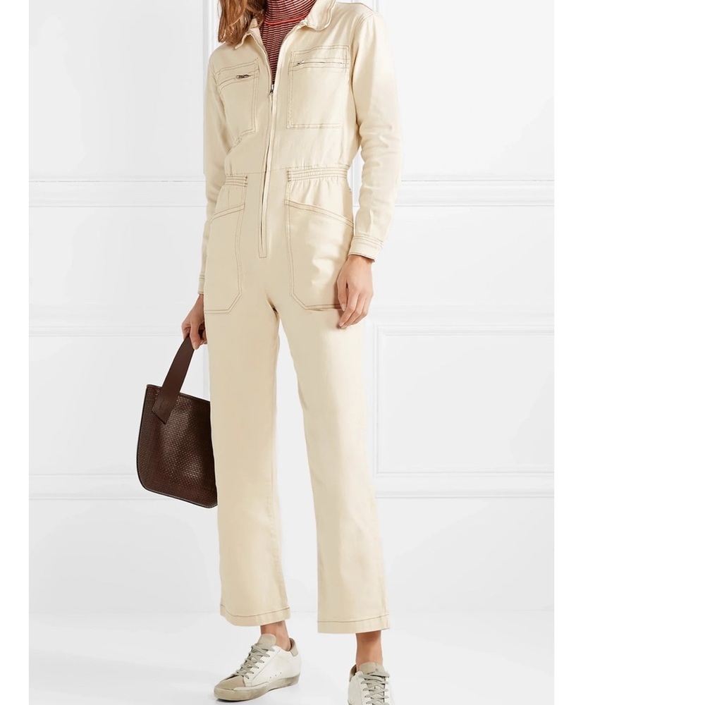 L.F. Markey Danny Cotton-Blend Drill Jumpsuit